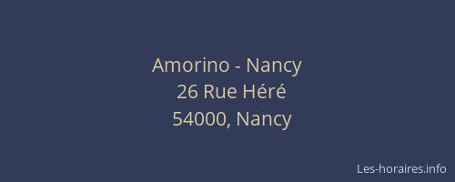 Amorino - Nancy