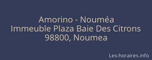 Amorino - Nouméa