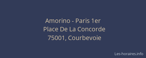 Amorino - Paris 1er