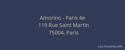Amorino - Paris 4e