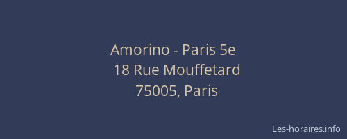 Amorino - Paris 5e