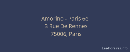 Amorino - Paris 6e