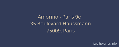 Amorino - Paris 9e