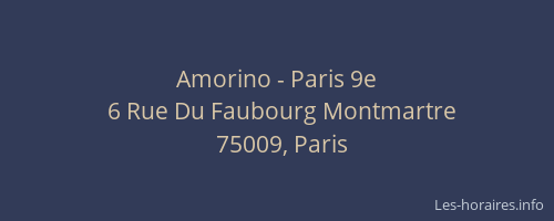 Amorino - Paris 9e