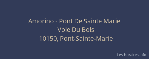 Amorino - Pont De Sainte Marie
