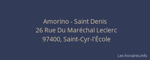 Amorino - Saint Denis