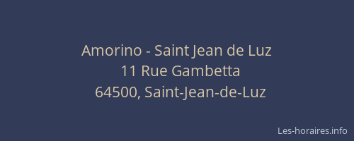 Amorino - Saint Jean de Luz