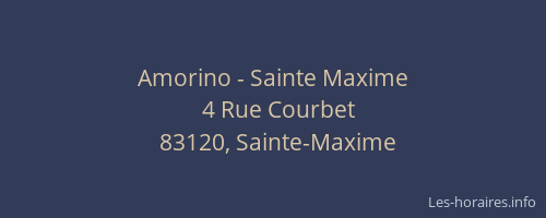 Amorino - Sainte Maxime