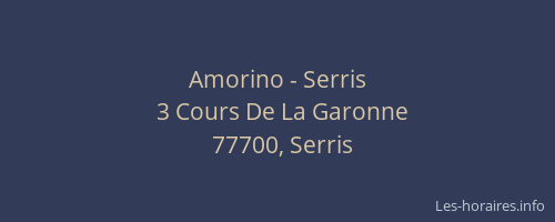 Amorino - Serris