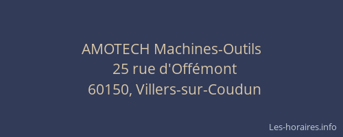 AMOTECH Machines-Outils