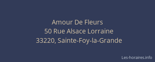 Amour De Fleurs