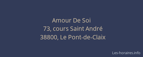 Amour De Soi