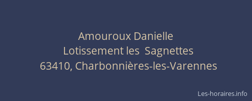 Amouroux Danielle