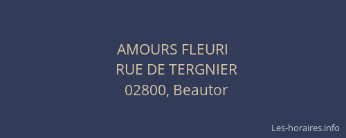 AMOURS FLEURI