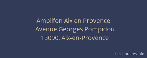 Amplifon Aix en Provence