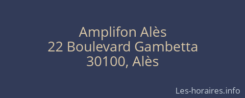 Amplifon Alès