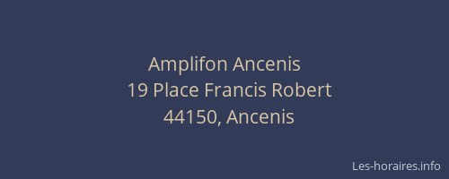 Amplifon Ancenis