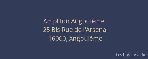 Amplifon Angoulême