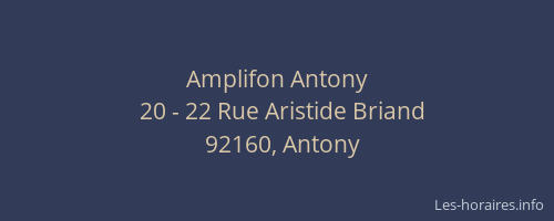 Amplifon Antony