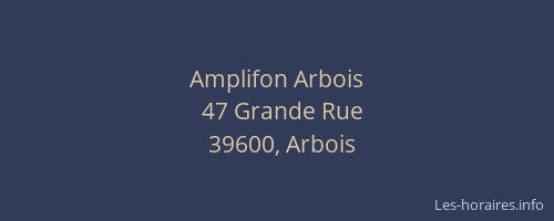 Amplifon Arbois