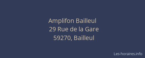 Amplifon Bailleul