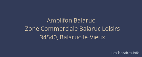 Amplifon Balaruc