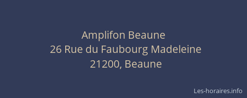 Amplifon Beaune