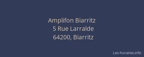 Amplifon Biarritz
