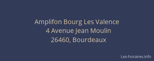 Amplifon Bourg Les Valence