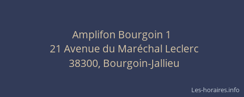 Amplifon Bourgoin 1