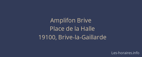 Amplifon Brive