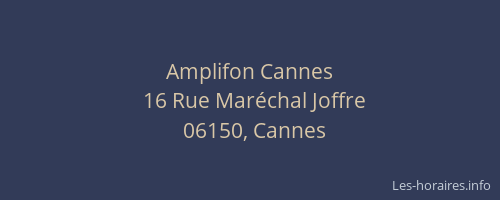 Amplifon Cannes