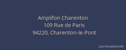 Amplifon Charenton
