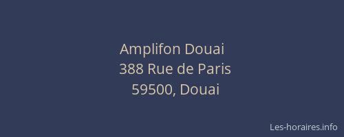 Amplifon Douai