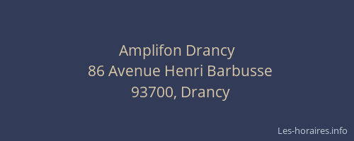 Amplifon Drancy
