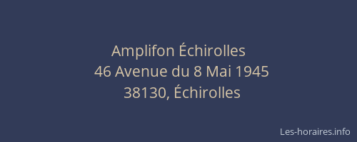 Amplifon Échirolles