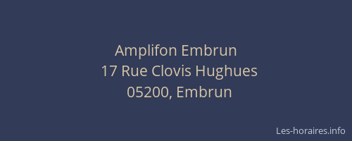 Amplifon Embrun