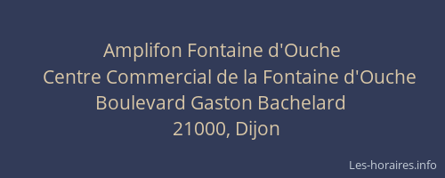 Amplifon Fontaine d'Ouche