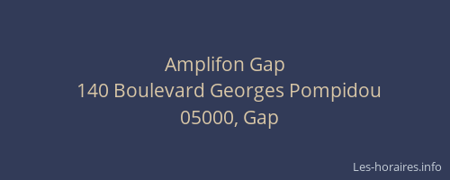Amplifon Gap