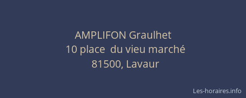 AMPLIFON Graulhet