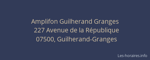Amplifon Guilherand Granges
