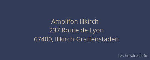 Amplifon Illkirch