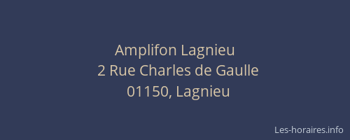 Amplifon Lagnieu