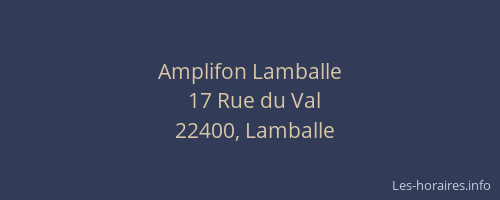 Amplifon Lamballe