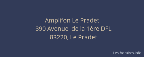 Amplifon Le Pradet