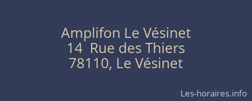 Amplifon Le Vésinet