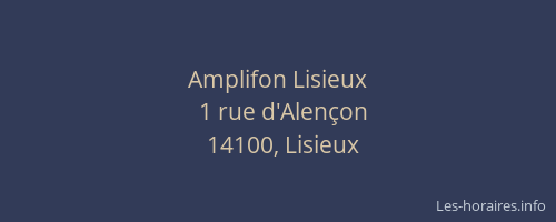 Amplifon Lisieux