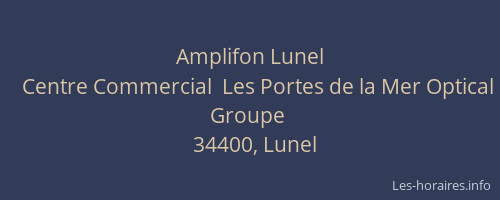 Amplifon Lunel