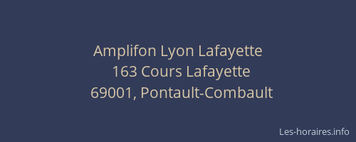 Amplifon Lyon Lafayette