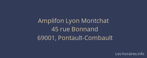 Amplifon Lyon Montchat
